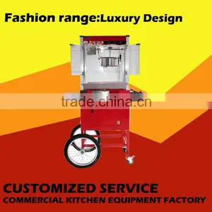 Industrial Large Capacity Commercial Popcorn Making Machine With Car thumbnail-3