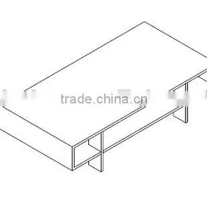 Furniture Living Room Modern Coffee Table thumbnail-3
