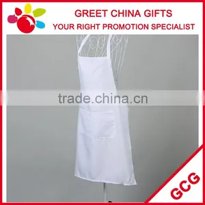 Wearproof Poly Cotton Blended Fabric Promotional Fancy Salon Waist Apron With Pockets thumbnail-4