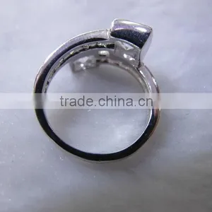 New Style Top Sell 925 Sterling Silver Blur Gemstone Rings thumbnail-1