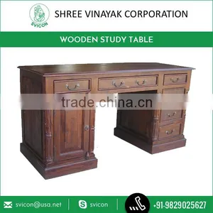 Premium Quality New Classical Antique Nature Wooden Study Table Designs thumbnail-1