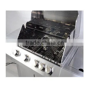 Simplified Large Cooking Area Stainless Steel Outdoor Grill thumbnail-2