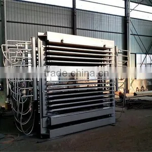 Multilayer Melamine Laminating Hot Press Machinery 100mm Between Hot Platens thumbnail-1