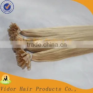 Double Drawn Paypal Wholesale Keratin Nail Tipped Hair Extension thumbnail-1