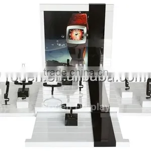 Retail Shop Acrylic Watch Display, Countertop Watch Display Stand, Wooden Watch Stand thumbnail-1