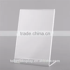Acrylic Stand Menu Holder, Restaurant Menu Holder 5x6, Plastic Menu Holder thumbnail-4