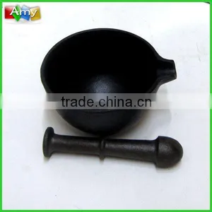 SW-A155 Cast Iron Mortar and Pestle Set thumbnail-2