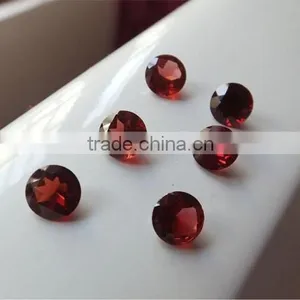 High Quality Gemstone Collection, Garnet Round Faceted Cut Loose Gemstones thumbnail-1