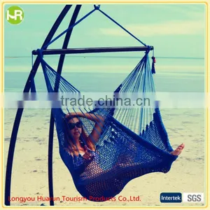 Beautiful Spun-Polyester Outdoor Single Mesh Swings Hammock Chair thumbnail-1