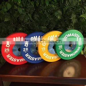 Bumper Plate Olympic Weight Lifting CrossFit Barbell Plate thumbnail-1