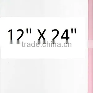 White Dye Sublimation Aluminum 12" x 24" Without Holes Blanks-Quantity Discounts Given thumbnail-1