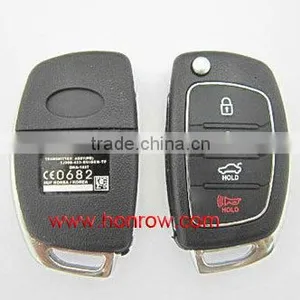 Hyunda 3+1 Button Remote Key Blank thumbnail-1
