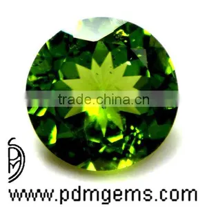Peridot Round Cut Faceted Color Gemstone From Manufacturer thumbnail-1