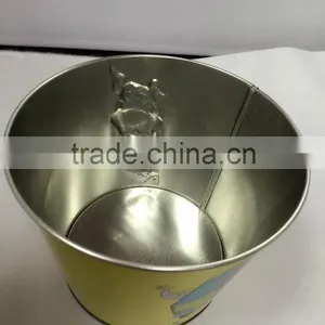 2016 Best Selling Customized Round Tin Bucket With Embossing /mental Bucket/ice Bucket thumbnail-3