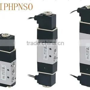 5-way 300 Series Solenoid Valve, Pneumatic Control Valve 4V320-10 thumbnail-1