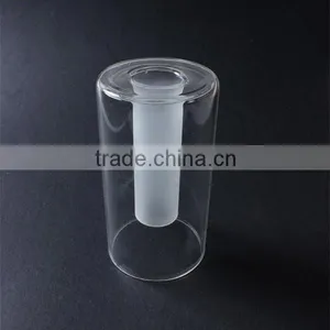 China Factory High Quality Double Wall Pyrex Glass Lamp Shade thumbnail-2