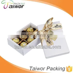Custom Logo High Quality Paper Chocolate Box With Paper Tray thumbnail-4