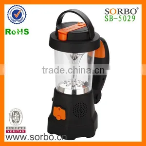 Dynamo Camping LED Light/ FM Radio Mobile Charger/ Outdoor Rechargeable Tent Flashlight thumbnail-2
