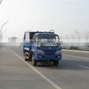 Foton 4*2 Garbage Compactor Truck for Sale thumbnail-4