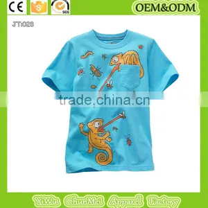 100% Cotton T-shirt Gecko t -shirt Child T-shirt Kids T-shirt Uniesx Gecko T-shirt thumbnail-1