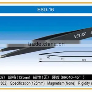 Electronic ESD Safe Straight Tweezers thumbnail-1