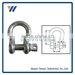 Us Type Drop Forged Screw Pin Bow Shackle thumbnail-6