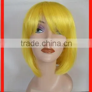 Pretty Party Wig Yellow Cosplay Wig For Fashion Girls thumbnail-1