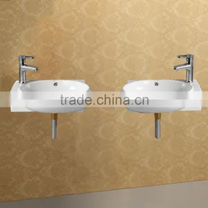 Commercial Double Ceramic Bathroom Sink thumbnail-1