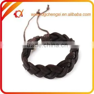 2016 Custom New Popular Leather Bracelet thumbnail-2