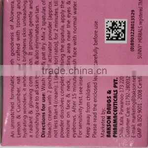 Herbals Cream Bleach Enriched With Aloevera, Lemon & Cucumber thumbnail-3