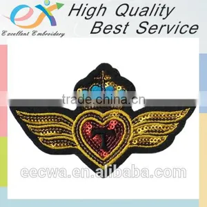 Professionally Custom Embroidery Sequins Crown thumbnail-6