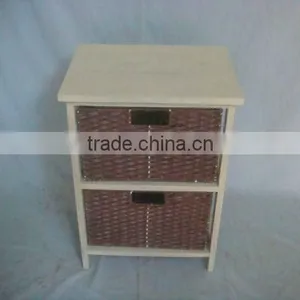 K/D Wooden Cabinet With Plastic Drawer/living Room Furniture thumbnail-1
