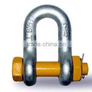 Drop Forged Hardware Tempered Alloy Steel/carbon Steel Lifting Hoist DX Shape High Strength Shackle(alloy Steel) thumbnail-4