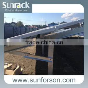 Solar Ground Pile pv Panel Mount Racks thumbnail-2