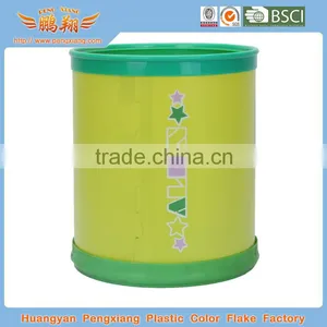 Indoor Household & Hotel Plastic Dustbin Cleaning Dustbin Plastic Transparen Printing Dustbin thumbnail-5