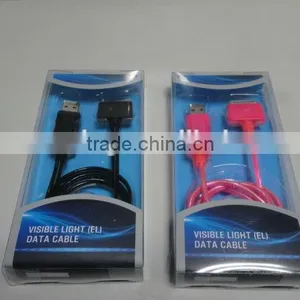USB EL Wire for Computer-mobile Charging and Data Transmission Language Option French thumbnail-2