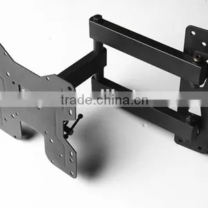SPCC Swivel Retractable TV Wall Mount Brackets for 19 to 42 Inch TV With Adjustable Tilt 15 Degree thumbnail-1