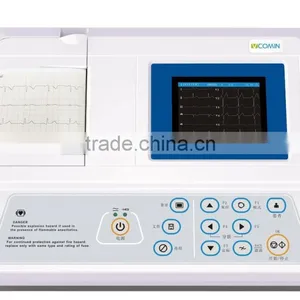 Interpretatio Function 3-channel Electrocardiograph ECG/EKG Machine thumbnail-2