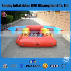 2016 New Design PVC Inflatable Fly Fish Boat Surfing Flying Boat Toy for Sale thumbnail-1