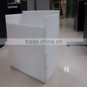 White Corrugated Plastic Storage Box thumbnail-1