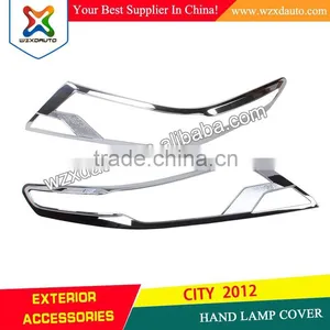Chrome Accessories HEAD LAMP COVER for HONDA CITY 2012 thumbnail-1