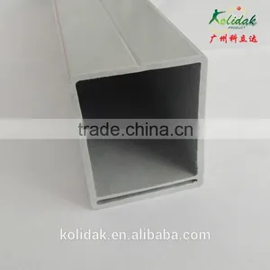 Gray PVC Rectangle Pipe Plastic Extrusion thumbnail-3