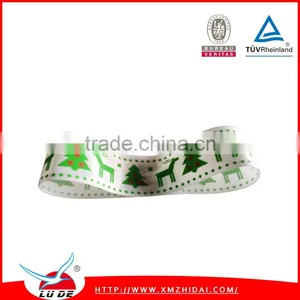 Sinicline Factory Made Green Christmas Ribbon for Christmas Tree Decoration thumbnail-2