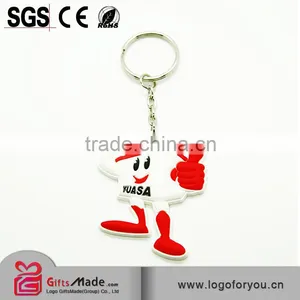 Promotion 3d Soft Pvc Reflective Cartoon Keychains thumbnail-3