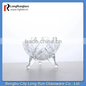 LongRun Fancy Craved Vintage Impression Footed Fruit Bowl Made in China Set of Six thumbnail-1