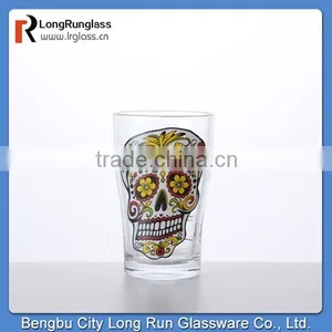 LongRun 120ml Charming Eco-friendly Shot Glass Cup&drinking Wine Glass&tableware Glass Cup With Fancy Decal thumbnail-1