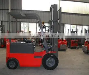 Wide Visibility 4wheels 1.5 Ton Electric Forklift Truck TK thumbnail-1