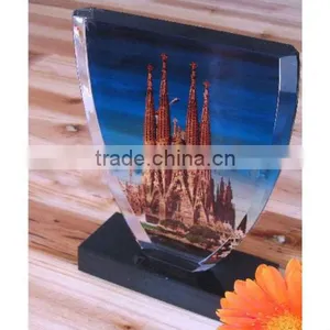 2016 Beautiful Popular Sale Crystal Frame, Simple Crystal Frame thumbnail-1