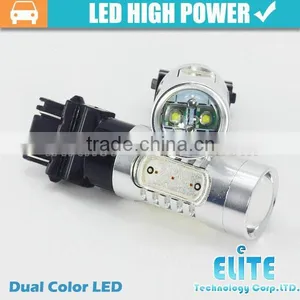 Newest!!! LED High Power Two Dual Double Color 3157 Led Reversing Light Turn Light thumbnail-4