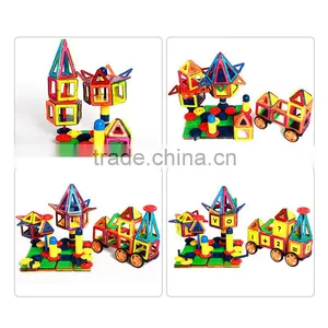 New Developed Educational Plastic Toy Magnetic Building Blocks Set 119PCS thumbnail-6